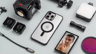 10 ACCESORIOS IMPRESCINDIBLES para GRABAR con Tu iPhone [upl. by Ehling917]