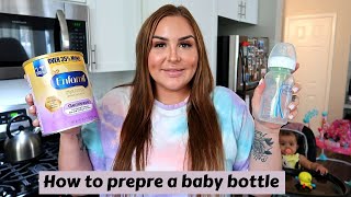 How to Prepare a Baby Bottle  Enfamil Infant Formula [upl. by Hayyim]