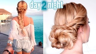 Tuto coiffure de soirée ✿ Chignon pour tous les jours cheveux mi longs facile à faire soi même [upl. by Favata]