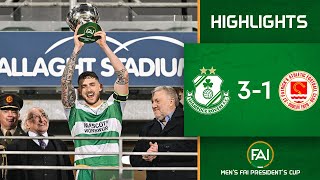 2024 Men’s FAI President’s Cup  Shamrock Rovers 31 St Patrick’s Athletic  Highlights [upl. by Adama]