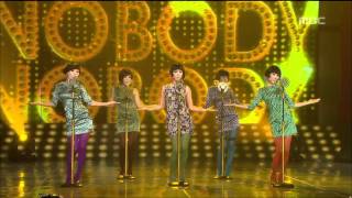 Wonder Girls  Nobody 원더걸스  노바디 Music Core 20081018 [upl. by Llenyt]