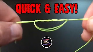 How to Tie a Surgeons Knot  How to Tie Two Lines Together  Best Fishing Knots  Fishing Tutorial [upl. by Adnovay]