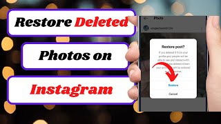 How to Restore Instagram Deleted Photos 2023Recover Deleted Photos from Instagram [upl. by Ailisec]