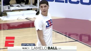 LaMelo Ball Spire Institute teammates show out in win  High School Basketball Highlights [upl. by Ellerehc]