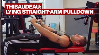 Lying StraightArm Pulldown [upl. by Aihseit]