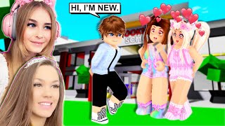 We BOTH Had A CRUSH On The New Guy in School in BROOKHAVEN with IAMSANNA Roblox Roleplay [upl. by Burr]