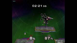 Marth vs GampW Shield Stab  Teeter Cancel Down Air Setup [upl. by Ayotna]