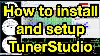 HOW TO Install and set up TunerStudio for MegaSquirt [upl. by Akvir29]