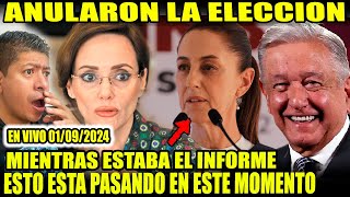 EXCLUSIVA NACIONAL ACABAN DE ANULAR ELECCION MIENTRAS ESTABAMOS CON LO DEL INFORME [upl. by Krystalle]