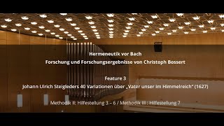 Feature 3  Hermeneutik vor J S Bach – Forschung und Forschungsergebnisse von Christoph Bossert [upl. by Carver857]