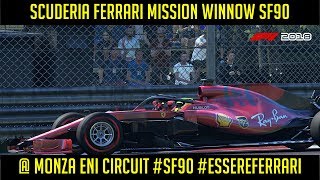 F1 2018 Scuderia Ferrari Mission Winnow SF90  Monza Circuit EssereFerrari SF90 ScuderiaFerrari [upl. by Assitruc140]