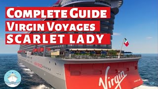 COMPLETE GUIDE to Virgin Voyages Scarlet Lady 2020 [upl. by Nosrettap]