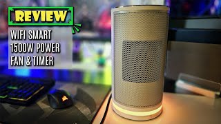 Govee RGB Smart Space Heater for Indoor Demo amp Review [upl. by Stenger460]