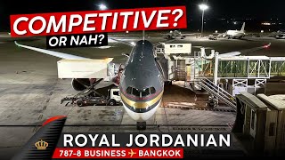 ROYAL JORDANIAN 7878 Business Class【Amman to Bangkok】Their Flagship Product [upl. by Jackqueline992]