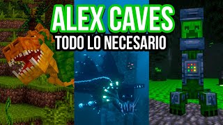 ALEX´S CAVES MOD GUIA DEFINITIVA Mod de Minecraft 1201 [upl. by Kcirdnekel]