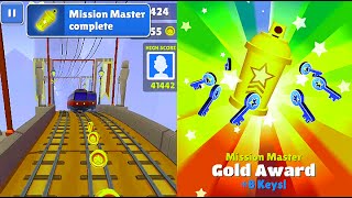 Mission Master Gold Award on Subway Surfers HD [upl. by Minetta]