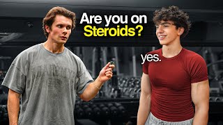 I Asked 100 Gym Goers if Theyd Take Steroids [upl. by Eniowtna]