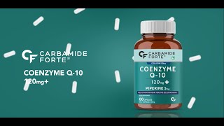 Carbamide Forte Coenzyme Q10 120mg Your CoQ10 Wellness Companion [upl. by Polly]