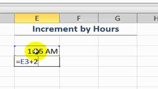 How to Use AutoFill and Excel Formulas Increment Time Intervals [upl. by Eizle900]