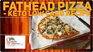 The Best Keto Fathead Pizza Recipe  Delicious lowcarb  Familyfriendly [upl. by Neeliak]