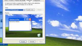 Como agrandar o achicar los iconos del windows xp [upl. by Galateah30]