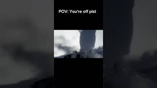 POV You‘re offpist ski offpiste [upl. by Penoyer]