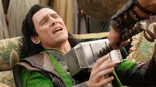 Thor Throws His Hammer At Loki  Loki As Odin Scene  Thor Ragnarok 2017 Movie Clip HD [upl. by Hasile733]