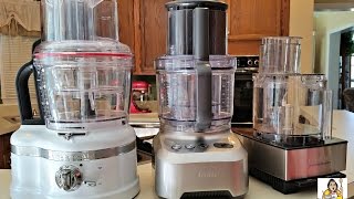 Ultimate Food Processor Review Part II Cuisinart KitchenAid Proline amp Breville Sous Chef [upl. by Kaitlin92]