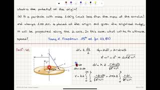 The Potential Due To An Annulus  2 [upl. by Casandra305]