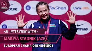 Mariya STADNIK AZE snags 10th Euro title [upl. by Strickland228]