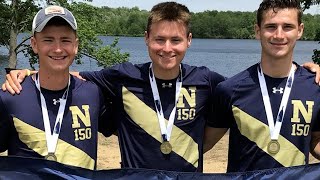 Navy Sports Magazine  Robby Klanac  Lightweight Rowing at Eastern Sprints [upl. by Hebel]