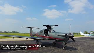 First Look at the Diamond Aircraft DA50 RG [upl. by Atena]