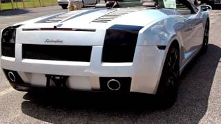 2008 Lamborghini Gallardo Spyder Convertible Start Up [upl. by Uile]