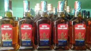 Royal Challenge Whisky 375ml price 400Alcohol428West bangal India 2024 [upl. by Sidonnie228]