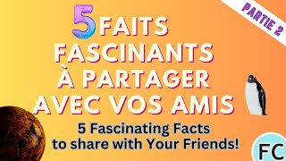 5 Fascinating Facts to Share with Your Friends  part 2 facts fascinatingfacts frenchquiz viral [upl. by Anairo]