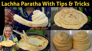 Lachha Paratha Recipe With Tips And Tricks  Simple Lachcha Paratha Recipe  Homemade Paratha [upl. by Aicak]