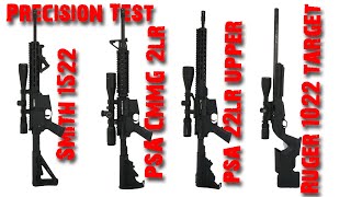 CMMG Conversion VS 1022 Target VS 1522 VS Dedicated 22lr Upper Accuracy [upl. by Llener888]