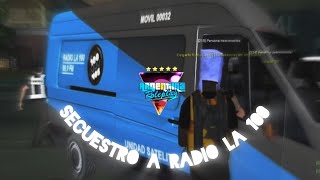 SECUESTRO DE LOS MAÑEROS A LA RADIO 100  Argentina Roleplay MTA [upl. by Lissie]