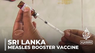 Sri Lanka measles outbreak Babies prioritised for vaccine booster [upl. by Cinderella444]