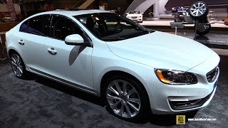 2016 Volvo S60 T5 AWD Inscription  Exterior and Interior Walkaround  2016 Chicago Auto Show [upl. by Garmaise927]