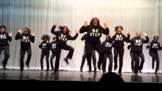 Psi Phi Beta Stepping Competition  HomewoodFlossmoor High School Steppers [upl. by Ahsekram]