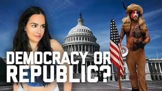 Whats the Difference Between a PURE DEMOCRACY and a REPUBLIC  Federalist No 10 EXPLAINED [upl. by Maxma]