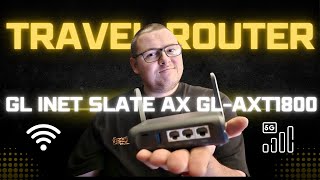 Gl Inet Slate AX GL AXT1800 Unbox Setup Captive Portals [upl. by Ammej]