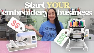 How to start your embroidery business from home in 2024 [upl. by Farrar999]