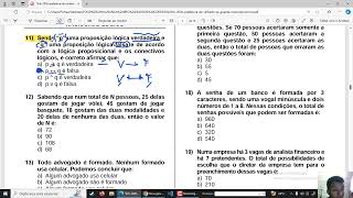 IBFC  MATEMÁTICA Q11 PREFEITURA DE VINHEDO  2019  GUARDA CIVIL MUNICIPAL [upl. by Clement390]