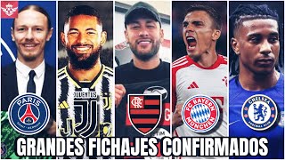 Ultimos FICHAJES CONFIRMADOS en Plena EUROCOPA  Mercado de Fichajes Verano 202425 [upl. by Eedrahc]