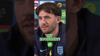 quotMAYBE I didquot Journalist mistakes Ben Chilwell and Jorginho as exroommates 🤣 shorts [upl. by Menard]