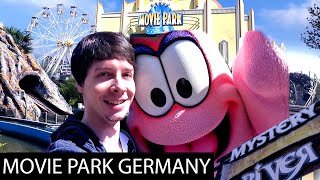 Movie Park Germany 🚗  Patrick Star defekter Dino Gewinnspiel [upl. by Notgnilliw]