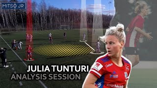 A Full Individual Analysis Session With A Professional Football Player  Julia Tunturi [upl. by Lough]