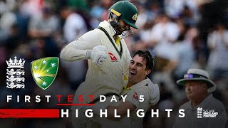 Australia Claim a Classic  Highlights  England v Australia Day 5  LV Insurance Test 2023 [upl. by Airebma]